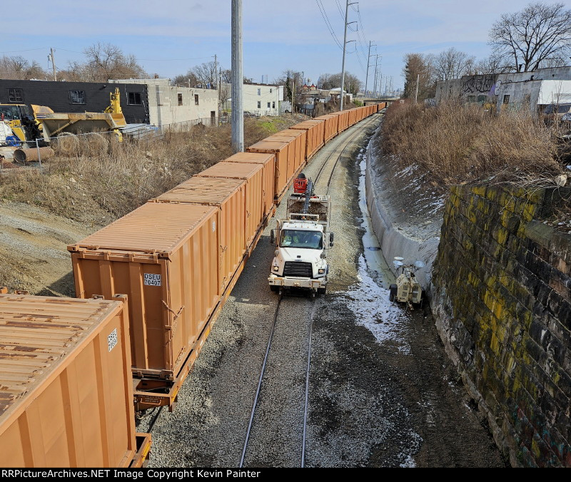 CSX drainage work progress